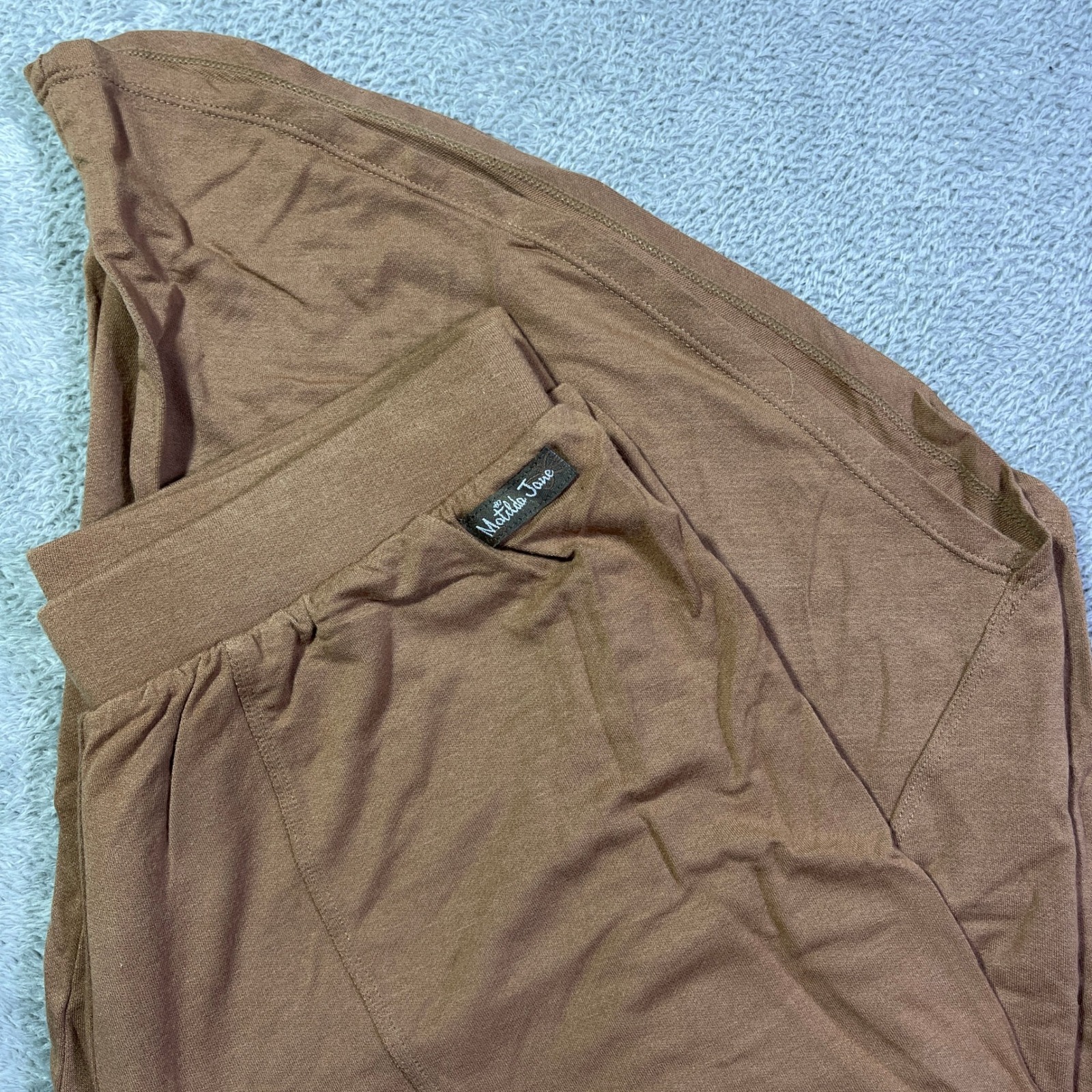 Matilda Jane Women's Brown Culottes Wide Leg Cropped Pants Size S Grandma Barn